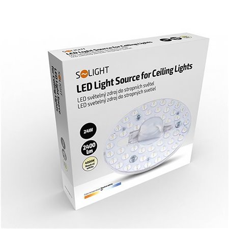 Náhradný LED modul do svietidla SOLIGHT WZ6105 24W 4000K 167mm 2400lm