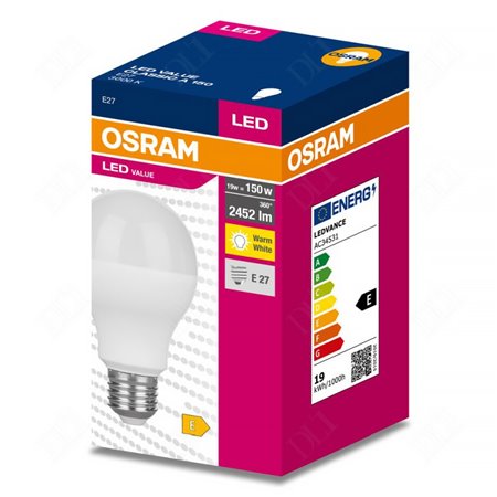 Žiarovka OSRAM LED VCLA150 E27 19W/830 2452lm