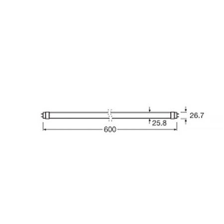 Žiarivka LEDVANCE LED trubica 60 cm 7W/840 T8 EM 1100lm