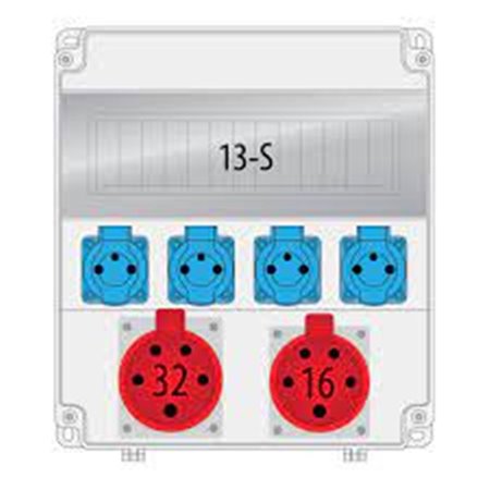 Rozvodnica R-BOX (1x35/5,1x16/5,4x250V) B.18.320-3