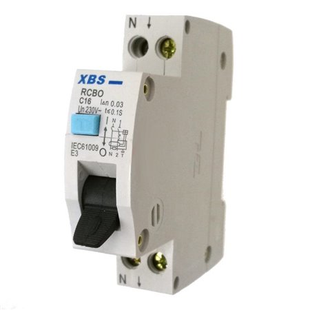 Chránič prúdový XBS RCD+MCB 16A C