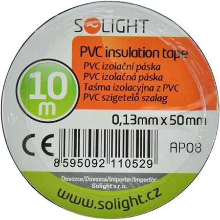 Páska izolačná PVC 50x10 čierna AP08