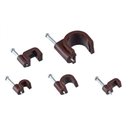 Príchytka s klincom 8mm hnedá 1P83