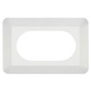 Kryt pod vypínač biely dvojitý