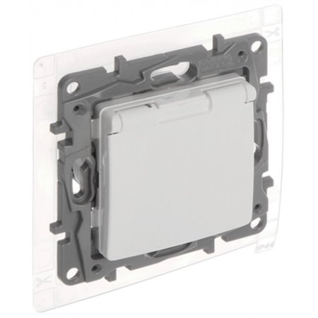 Jednozásuvka NILOE biela IP44 764537