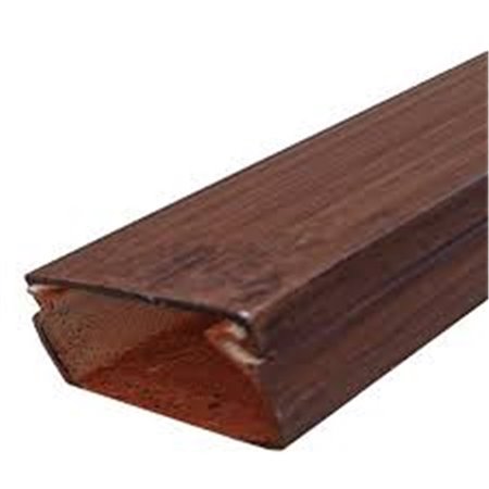 Žľab PVC 40x20 tmavé drevo