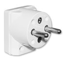 Vidlica 230V biela uhlová ABB 5536-2154