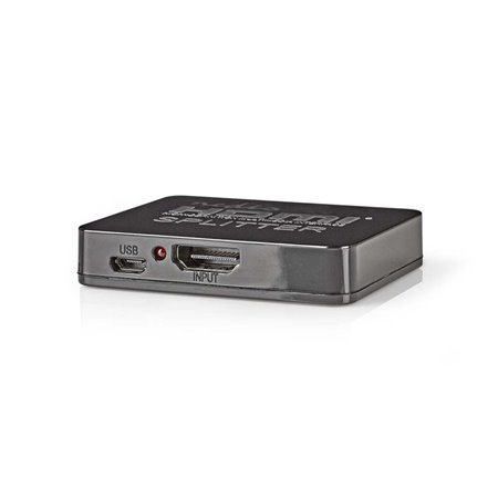 Rozbočovač HDMI IN 1xHDMI-2xHDMI NEDIS VSPL34002BK
