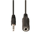Kábel JACK 3,5st-JACK 3,5st predlžovací 10m EN63