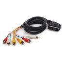Kábel SCART-6RCA IN-OUT 1,5m EN04