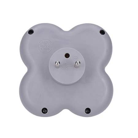 Rozdvojka SOLIGHT P106 (3xgula s vypínačom priamy trojuholník)