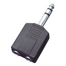 Redukcia vidlica 1xJACK6,3st-2xJACK6,3st zd. AC7