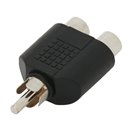 Redukcia vidlica 1xRCA-2xRCA zd. AC18