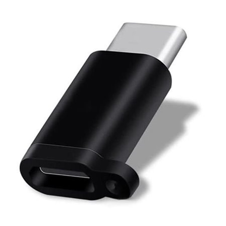 Redukcia zásuvka micro USBB-USBC čierna