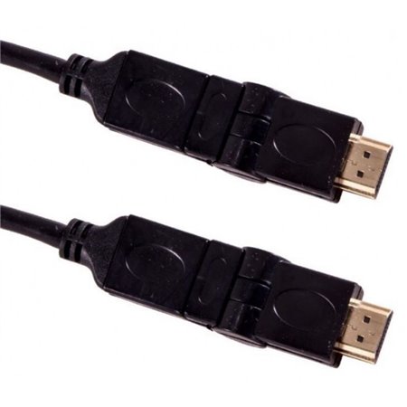 Kábel HDMI-HDMI 1,5m UHLOVÝ 180°+180° EB196