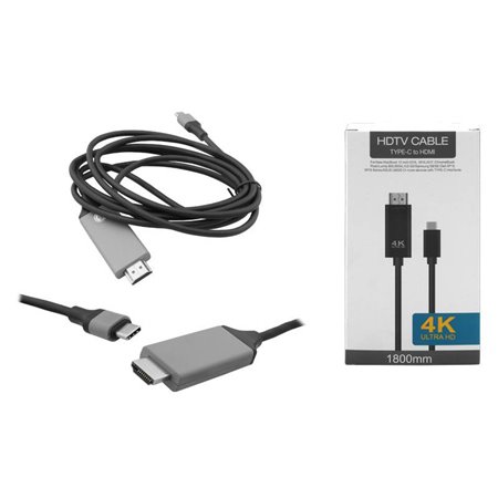 Kábel OTG HDMI-USBC HDTV CABLE MHL10 1,8m