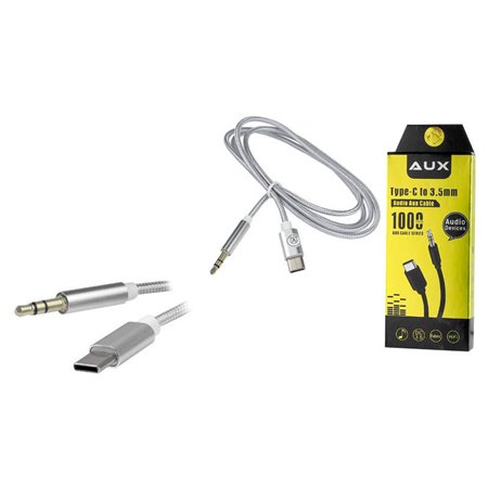 Kábel USBC-JACK3,5st vidlica 1m AUX FT-AC19