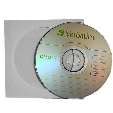 DVD-R v obálke papierovej