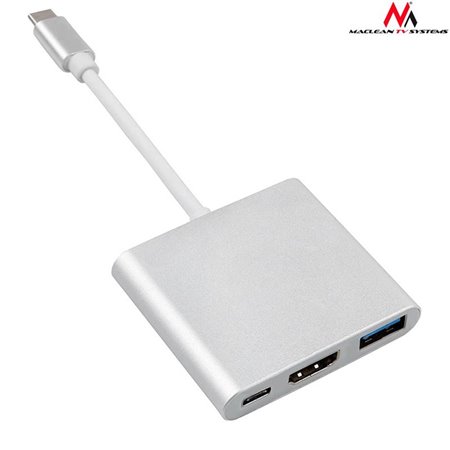USB HUB kábel OTG zásuvka HDMI+USB3.0+USBC-USBC MCTV-840