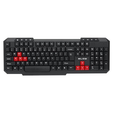 Klávesnica k PC+myš+slúchadlá BLOW V3 čierno-červená