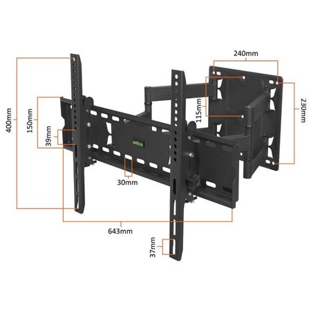 Držiak TV LTC LXLCD96 32-75 rameno (HAMMER)