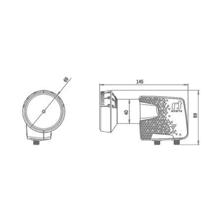 Inverto Home Pro - Twin Universal 40mm PLL LNB