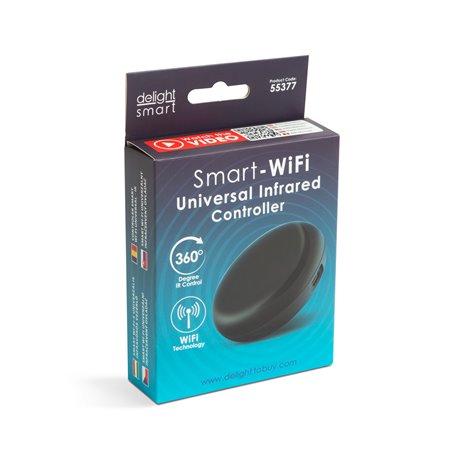 Univerzálny infračervený ovládač SMART WIFI DELIGHT 55377 na smartfon