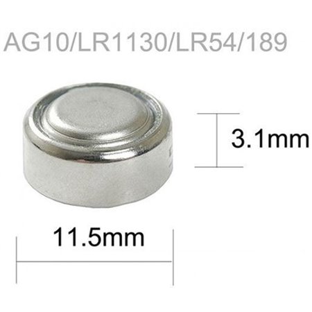 Batéria TINKO 389/390 (SR54, LR54, AG10, SR1130, SR1131)