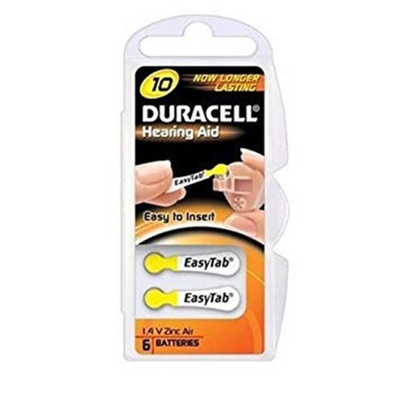 Batéria Duracell DA10 naslúchadlová