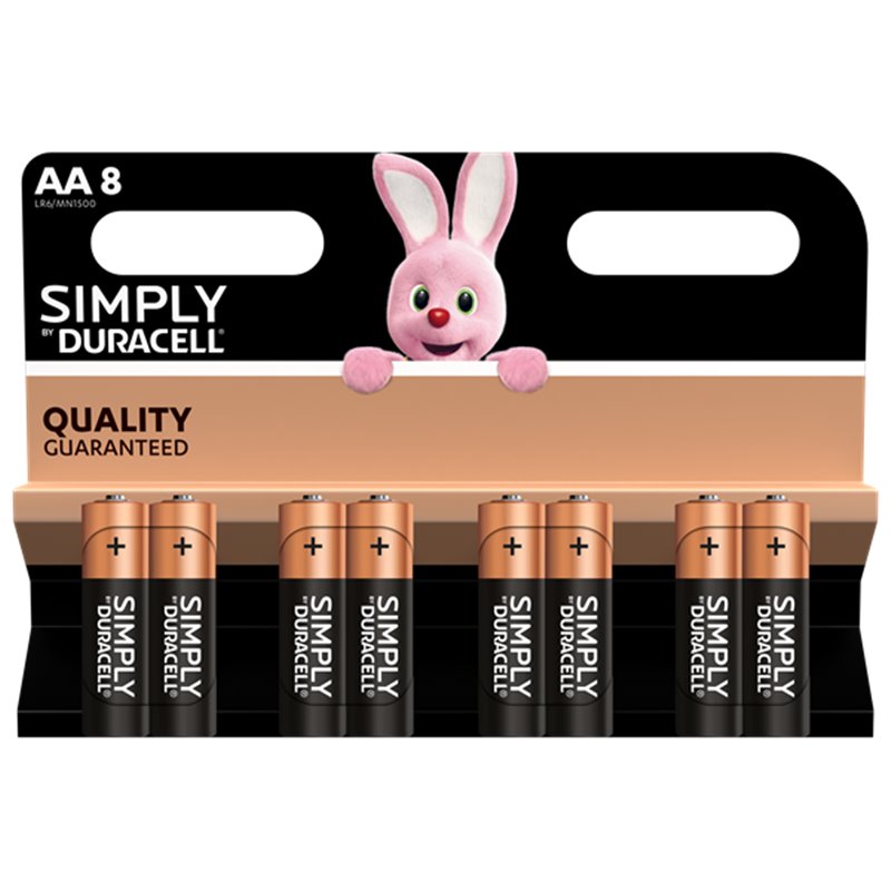 Batéria DURACELL LR06/AA SIMPLY alkalická 8blister