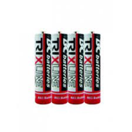 Batéria TRIXLINE R03/AAA zinko-chlorid 4shrink