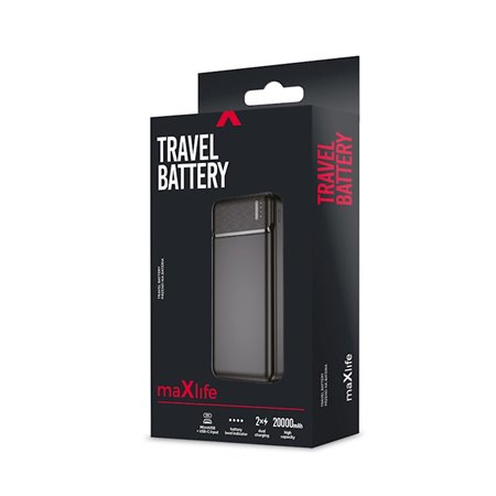 Batéria náhradná POWERBANK MAXLIFE MXPB-01 20000mAh