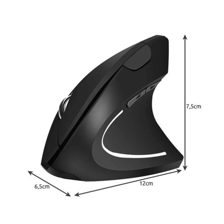 Myš optická bezdrôtová IZOXIS JSY-5 vertikálna pre praváka
