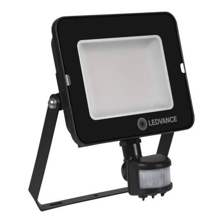 Reflektor LED 50W+PIR 4000K BK LEDVANCE FLOODLIGHT COMPACT SENSOR SYM 100