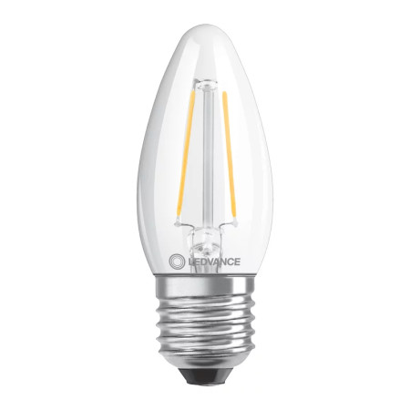 Žiarovka LEDVANCE LED CLB40D E27 4,8W/827 sviečka FILAMENT DIM PMC