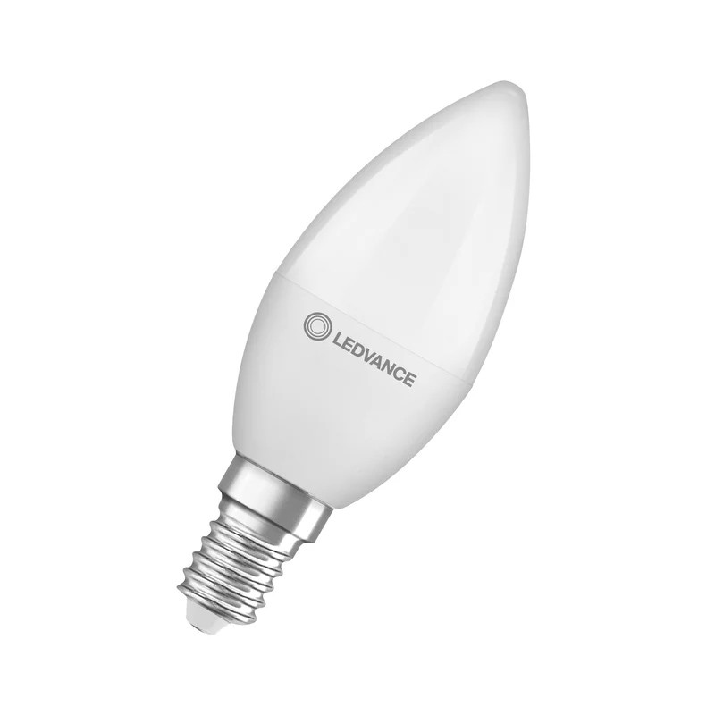 Žiarovka LEDVANCE LED CLB40 E14 4,9W/827 sviečka PMC