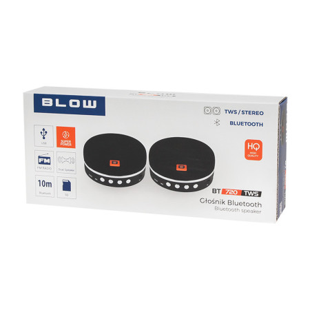 Reproduktor prenosný BLUETOOTH BLOW BT720 STEREO (-% po oprave)