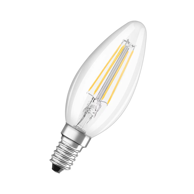 Žiarovka OSRAM LED SPCLB40D E14 3,4W/927 sviečka FILAMENT DIM CRI90 BLUE REDUCED