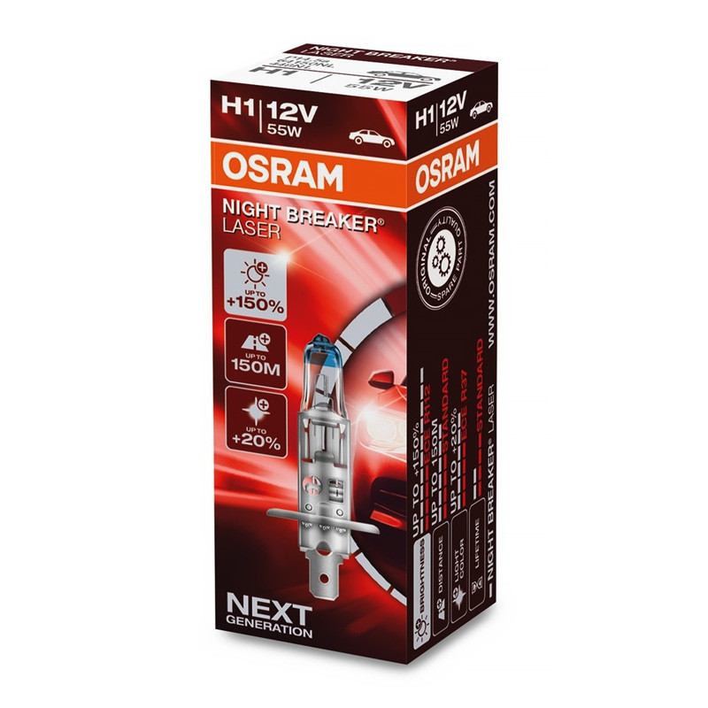 Žiarovka OSRAM AUTO H1 64150NL 55W 12V P14,5s Night Breaker