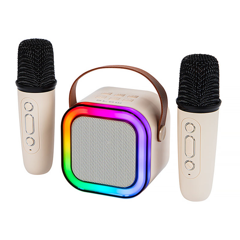 Reproduktor prenosný BLUETOOTH BLOW KARAOKE RGB +2 mikrofóny