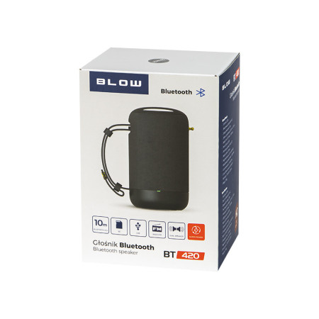 Reproduktor prenosný BLUETOOTH BLOW BT420 čierny (-% po oprave)