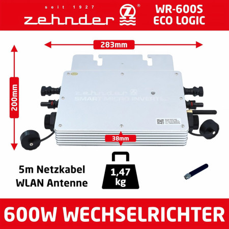 Smart micro inverter ZEHNDER WR-600S Ecologic