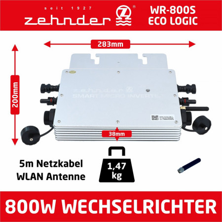 Smart micro inverter ZEHNDER WR-800S Ecologic