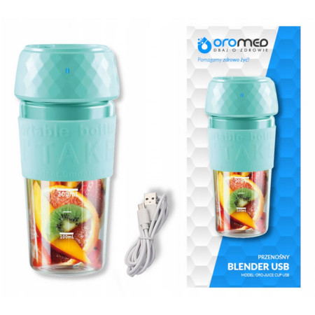 Mixér prenosný nabíjateľný OROMED ORO-JUICE CUP USB MINT