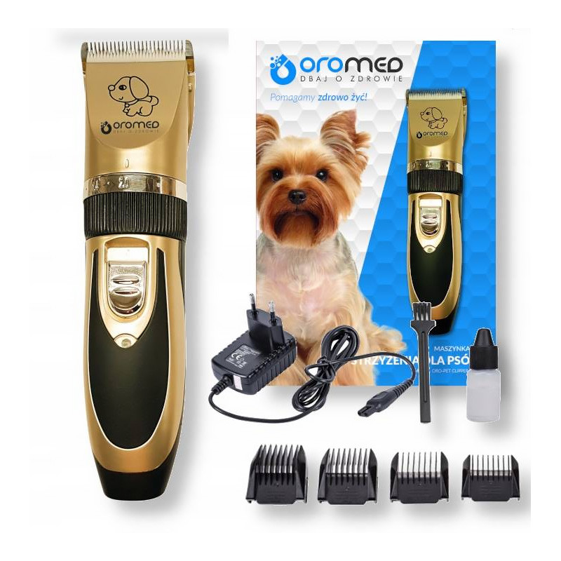 Strojček strihací pre psy nabíjateľný OROMED ORO-PET CLIPPER GOLD