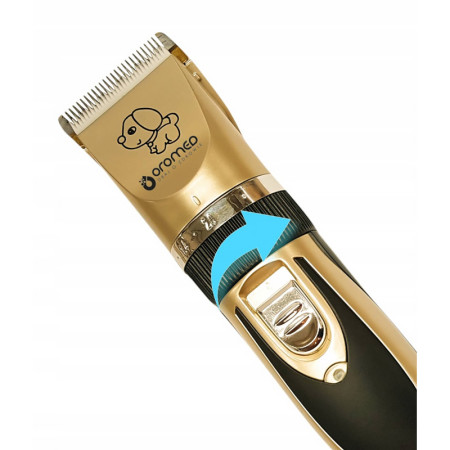 Strojček strihací pre psy nabíjateľný OROMED ORO-PET CLIPPER GOLD