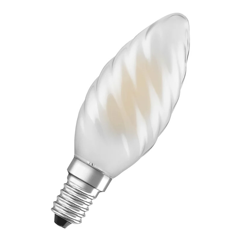 Žiarovka OSRAM LED SCLBW40D E14 3,4W/927 sviečka FILAMENT FR matná točená