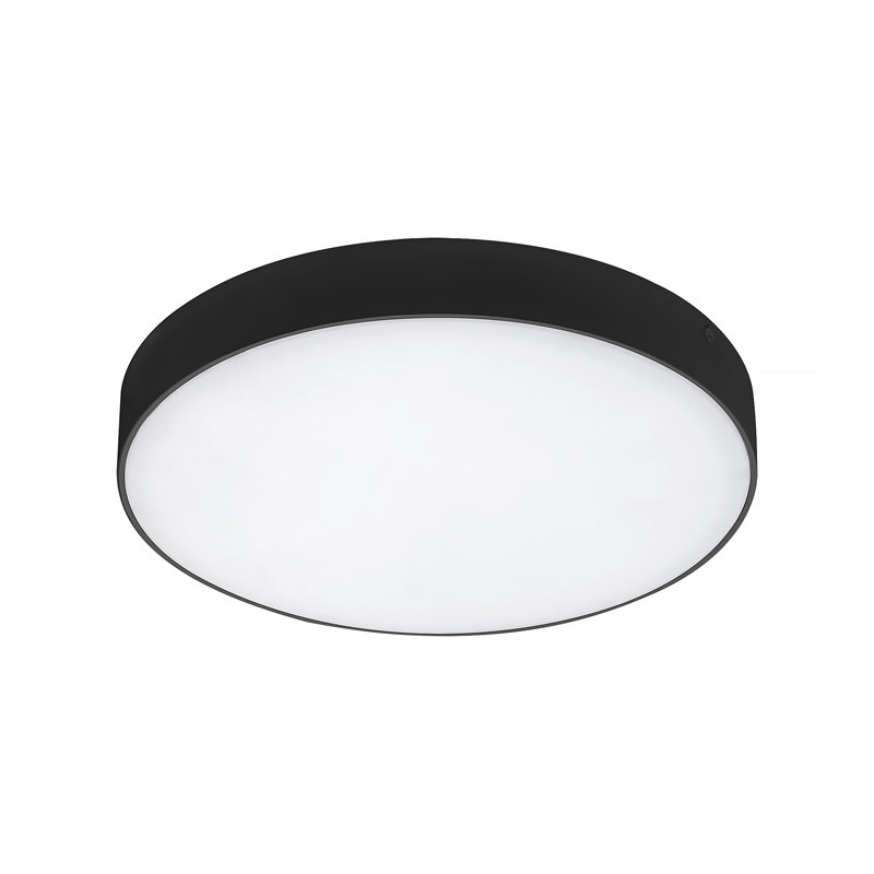 Stropnica LED 300mm 24w 28-6000K CCT IP44 matná čierna 2500lm RABALUX 7898 TARTU