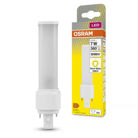 Žiarovka OSRAM LED DULUX S7 3,5W/830 G23 (EM a AC MAINS)