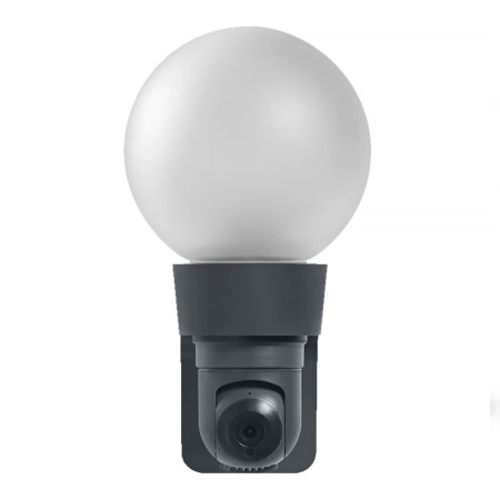 Svietidlo LEDVANCE SMART OUTDOOR WIFI GLOBE CAMERA TRACK & TRACE E27